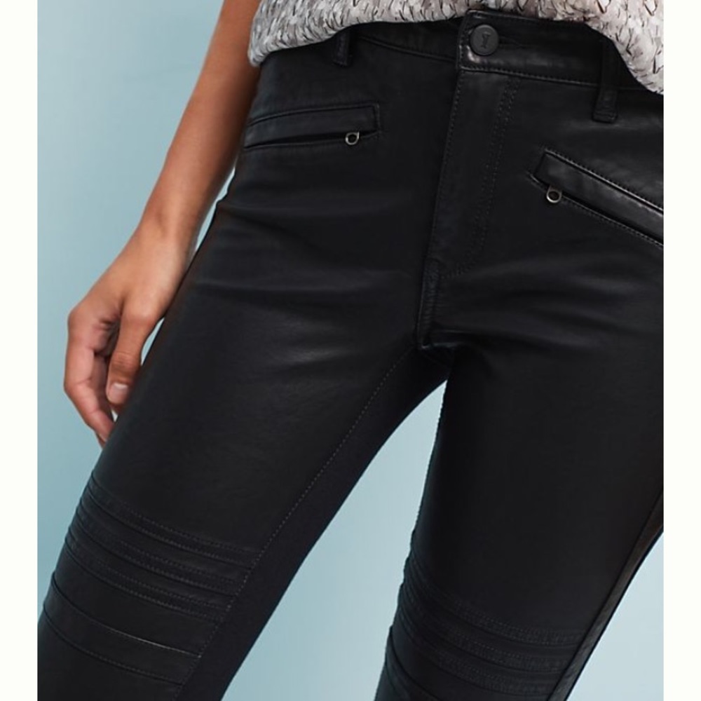 Pilcro Mid-Rise Ponte Skinny Pants